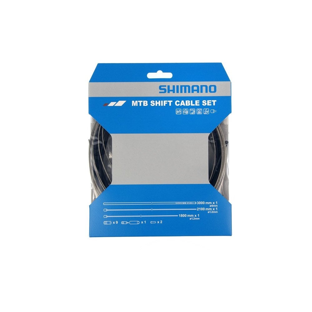 Shimano mtb gear cable set with stainless steel wire sale