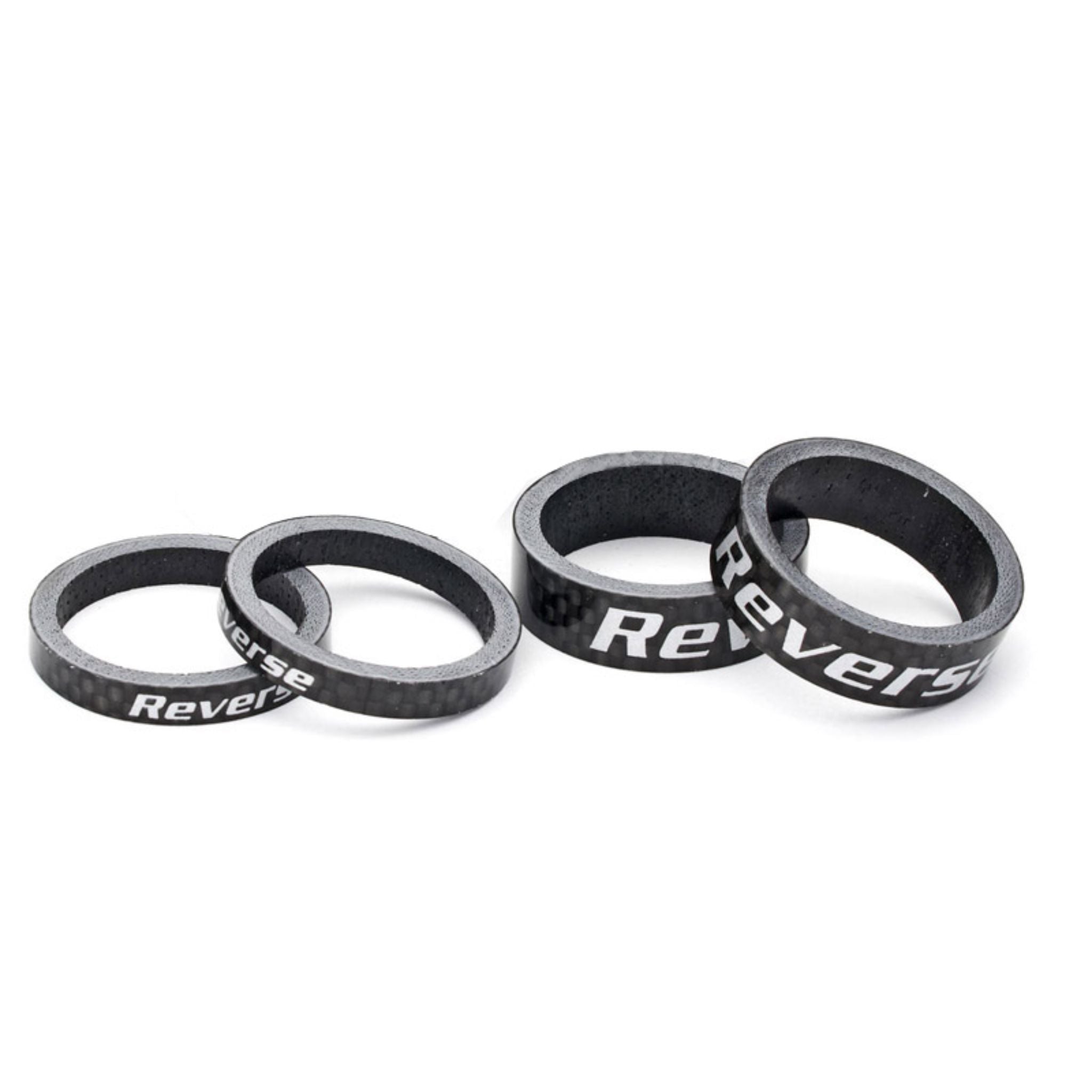 Reverse Components Carbon Headset Spacer Set