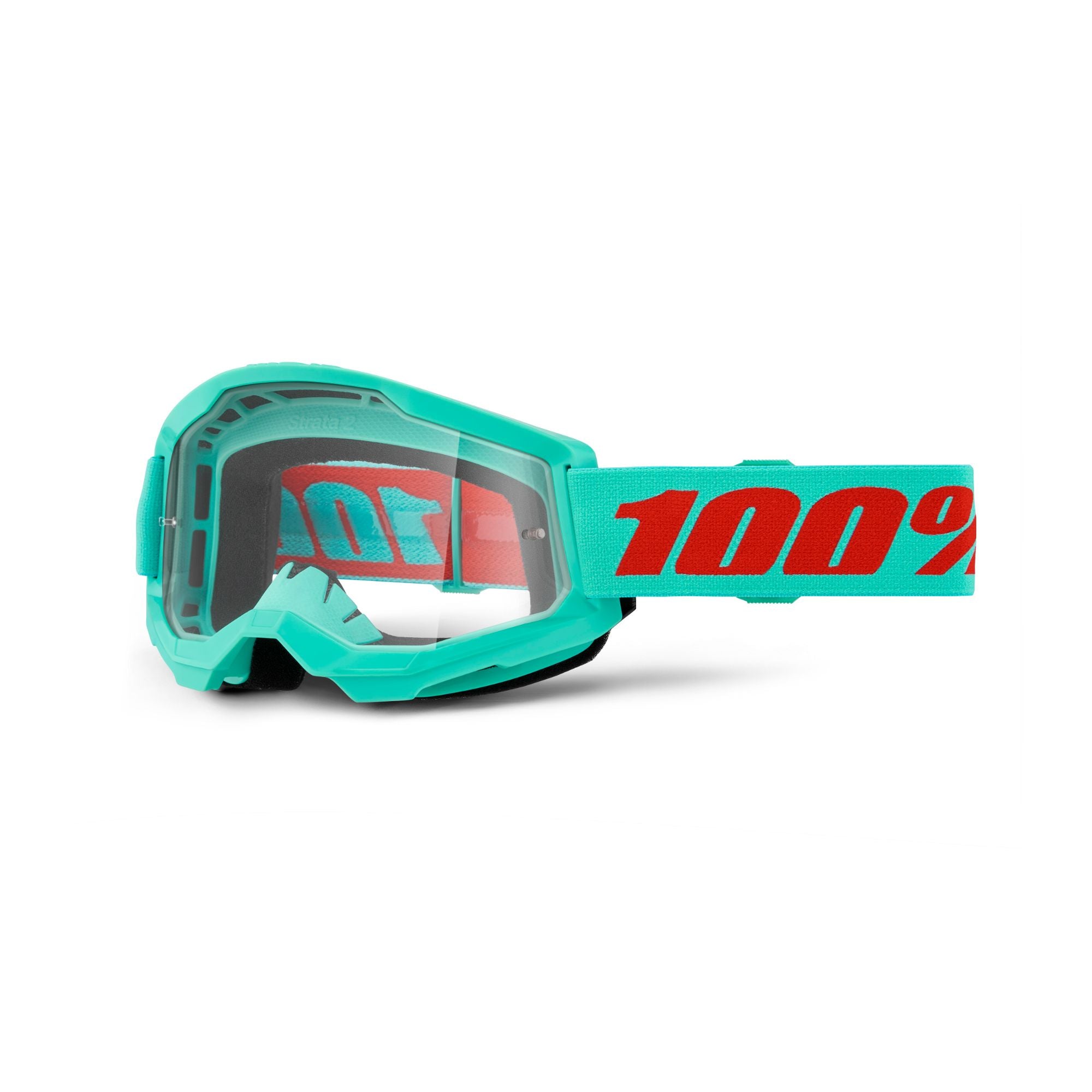 100% Strata 2 Clear Lens Goggles