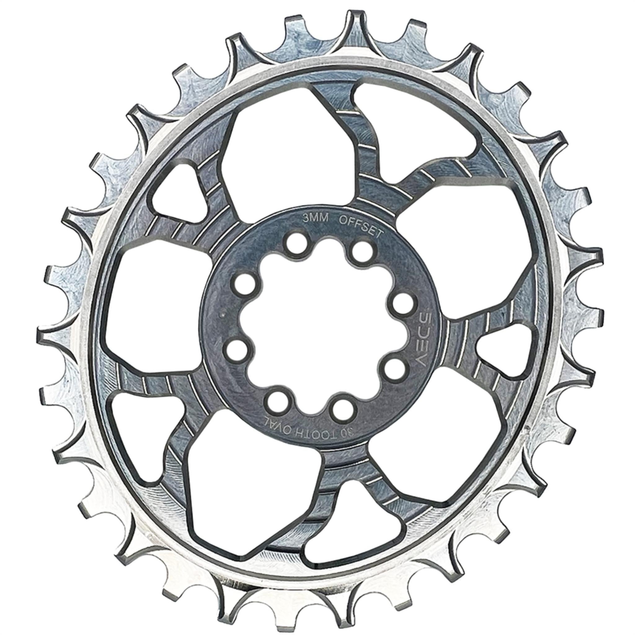 5DEV 8-Bolt Direct Mount Oval Chainring