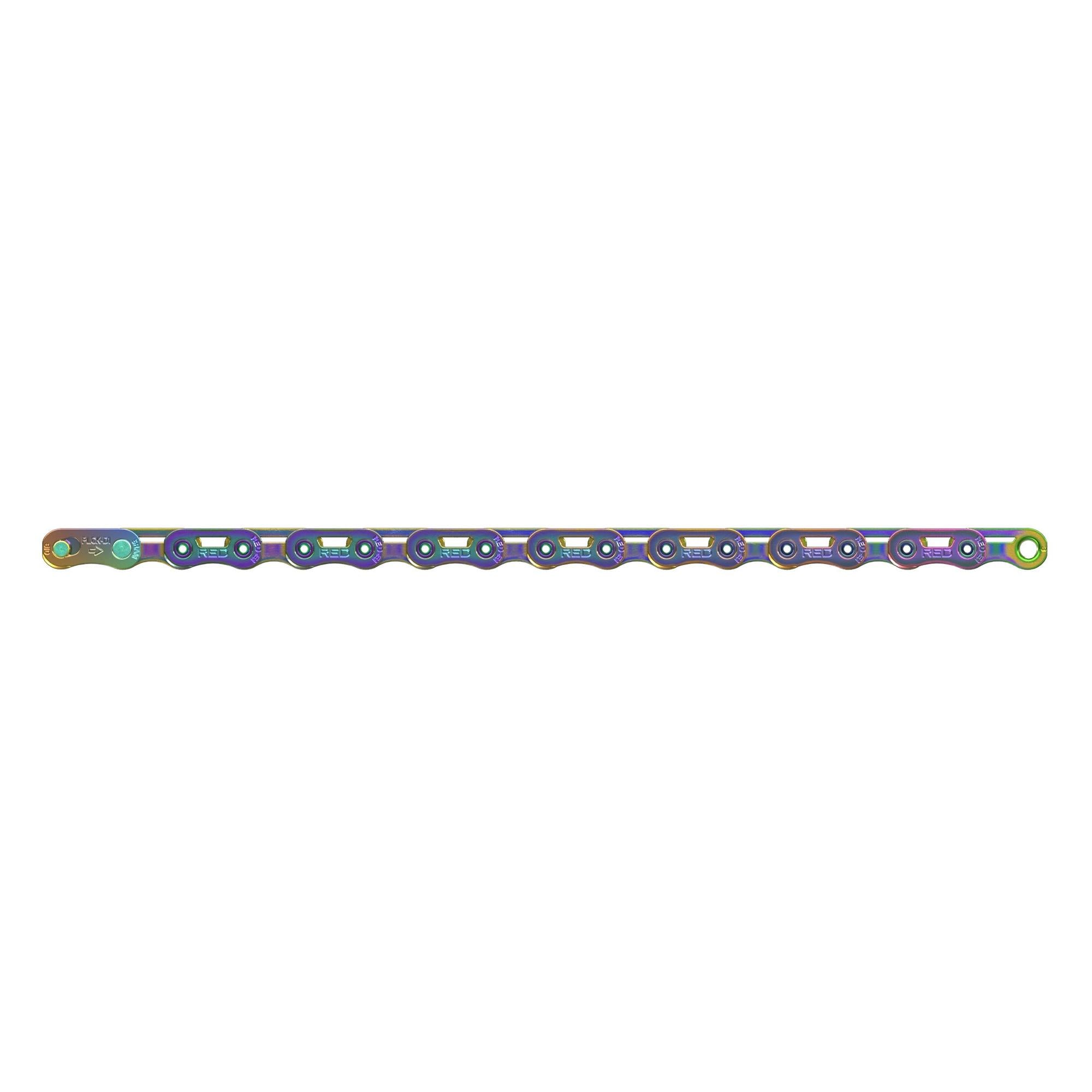 SRAM Red E1 Flattop 12-Speed Rainbow Chain