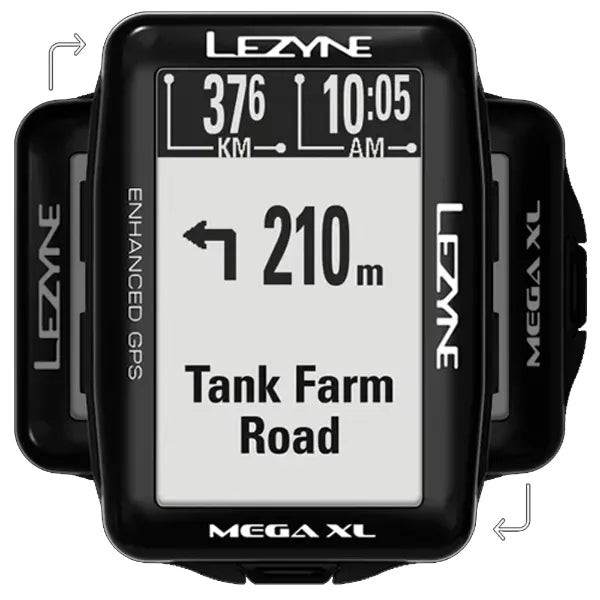 Lezyne Mega XL GPS Smart Loaded - Black