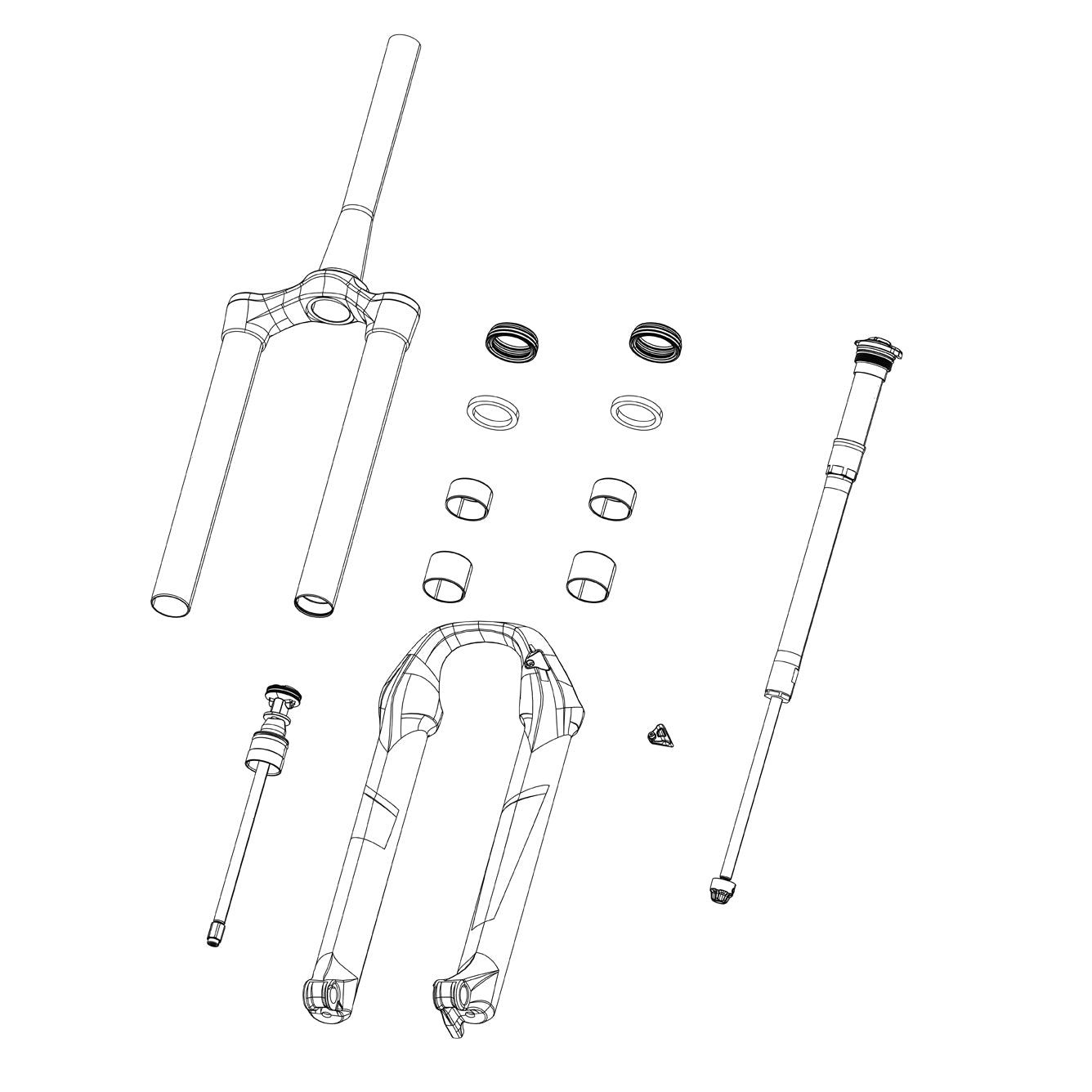 RockShox SID SL Fork Spring Debonair Shaft D1 (2024+)