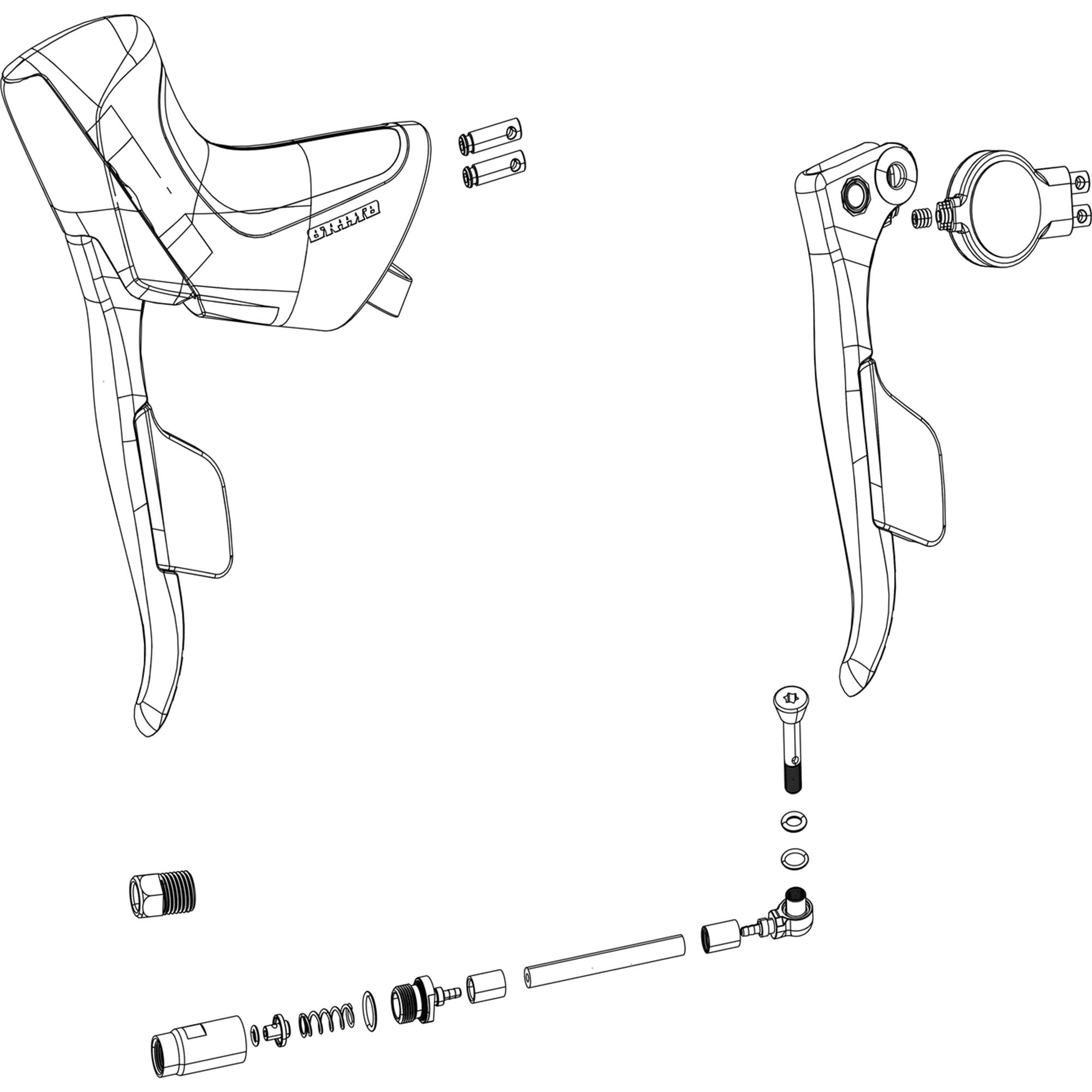 SRAM Red E1 AXS ED Exchange Kit Shifter & Brake