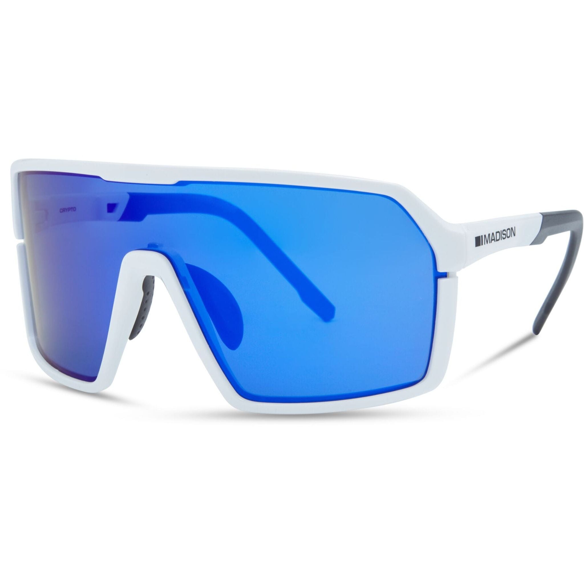 Madison Crypto Sunglasses Gloss White 3 Lens Pack