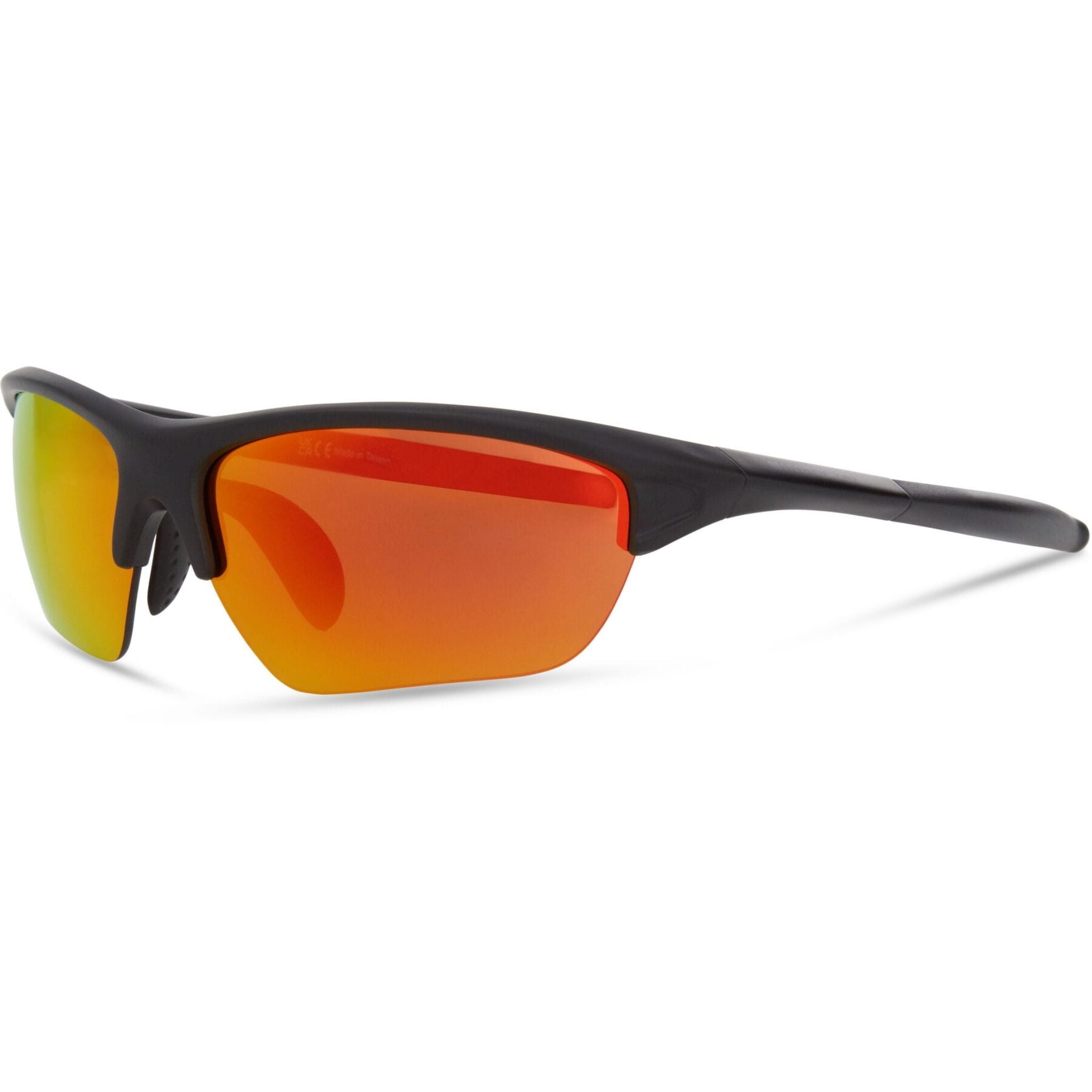 Madison Mission II Sunglasses - matt black / fire mirror