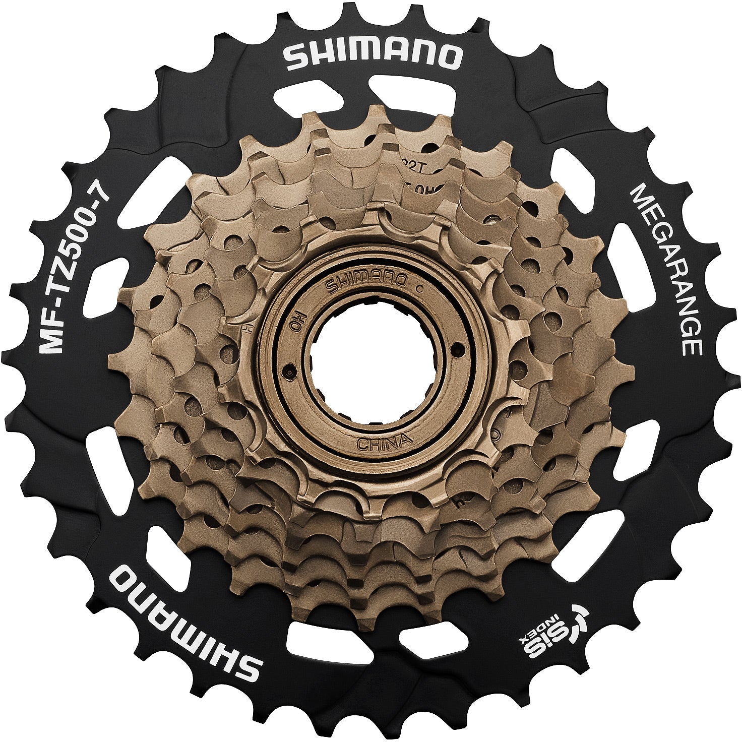 Shimano Tourney MF-TZ500 7-speed freewheel, 14-34t