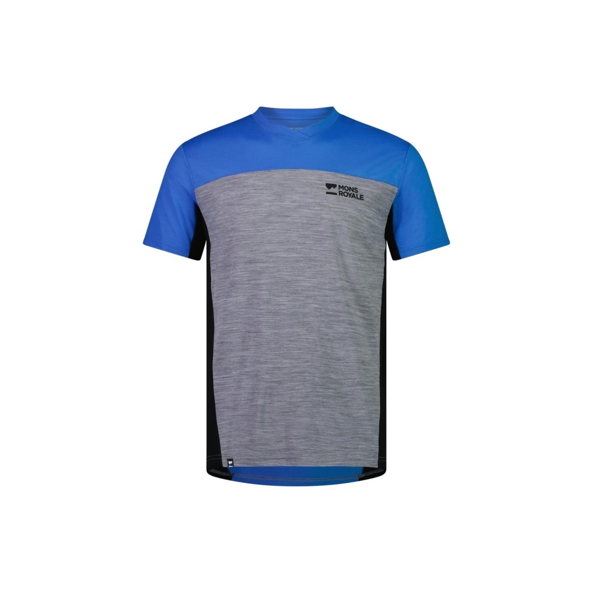 Mons Royale Redwood Enduro VT Jersey - Blue Gravel