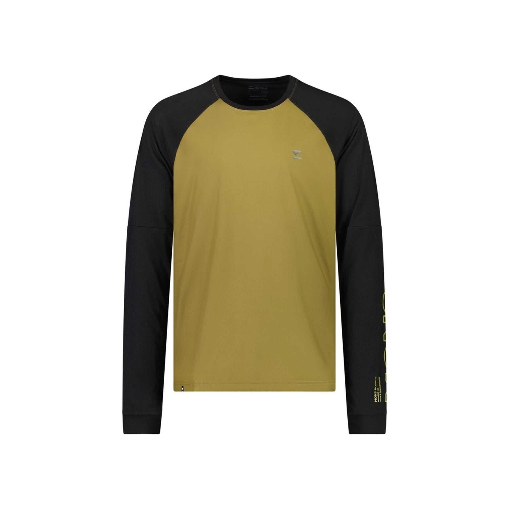 Mons Royale Tarn Merino Shift Wind Jersey - Lichen / Black