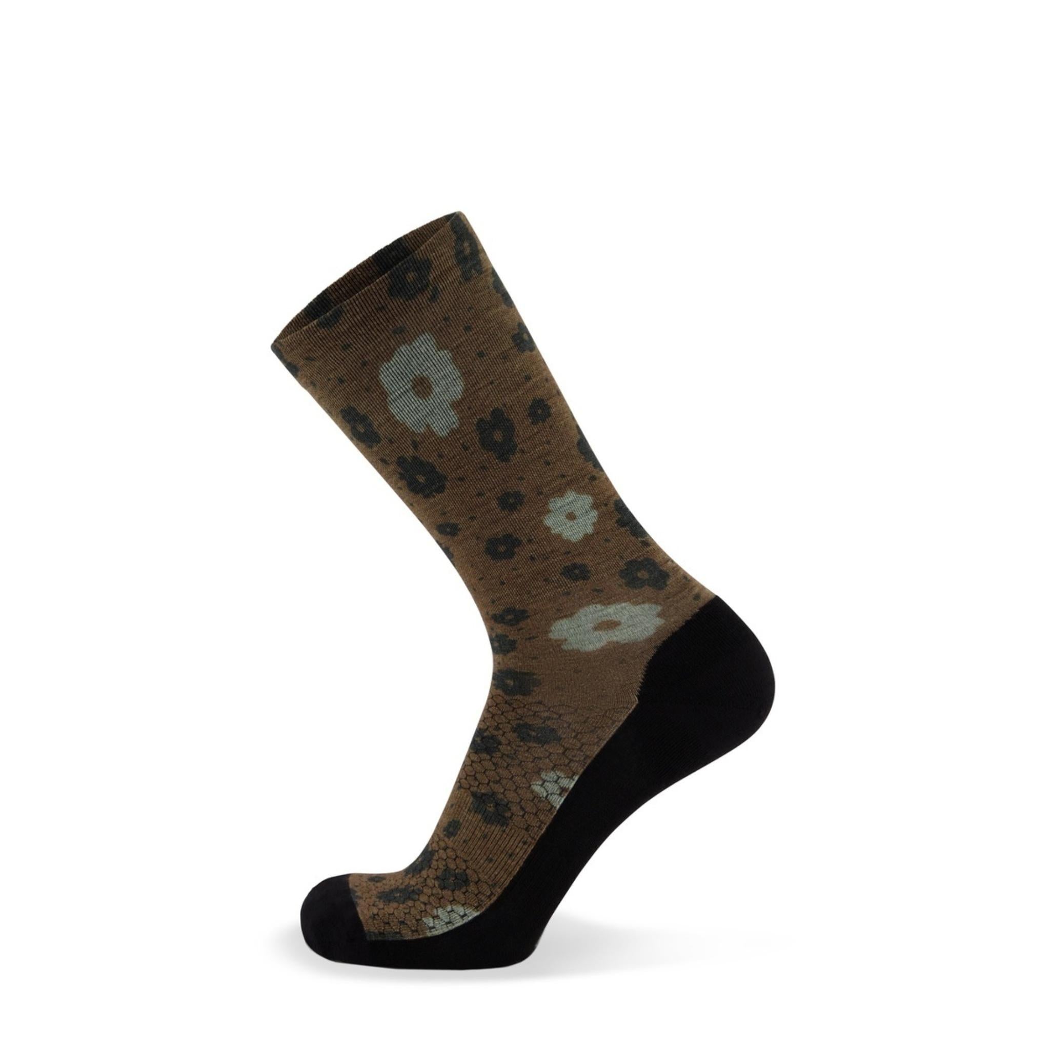 Mons Royale Atlas Crew Sock Digital - Aoraki Lily