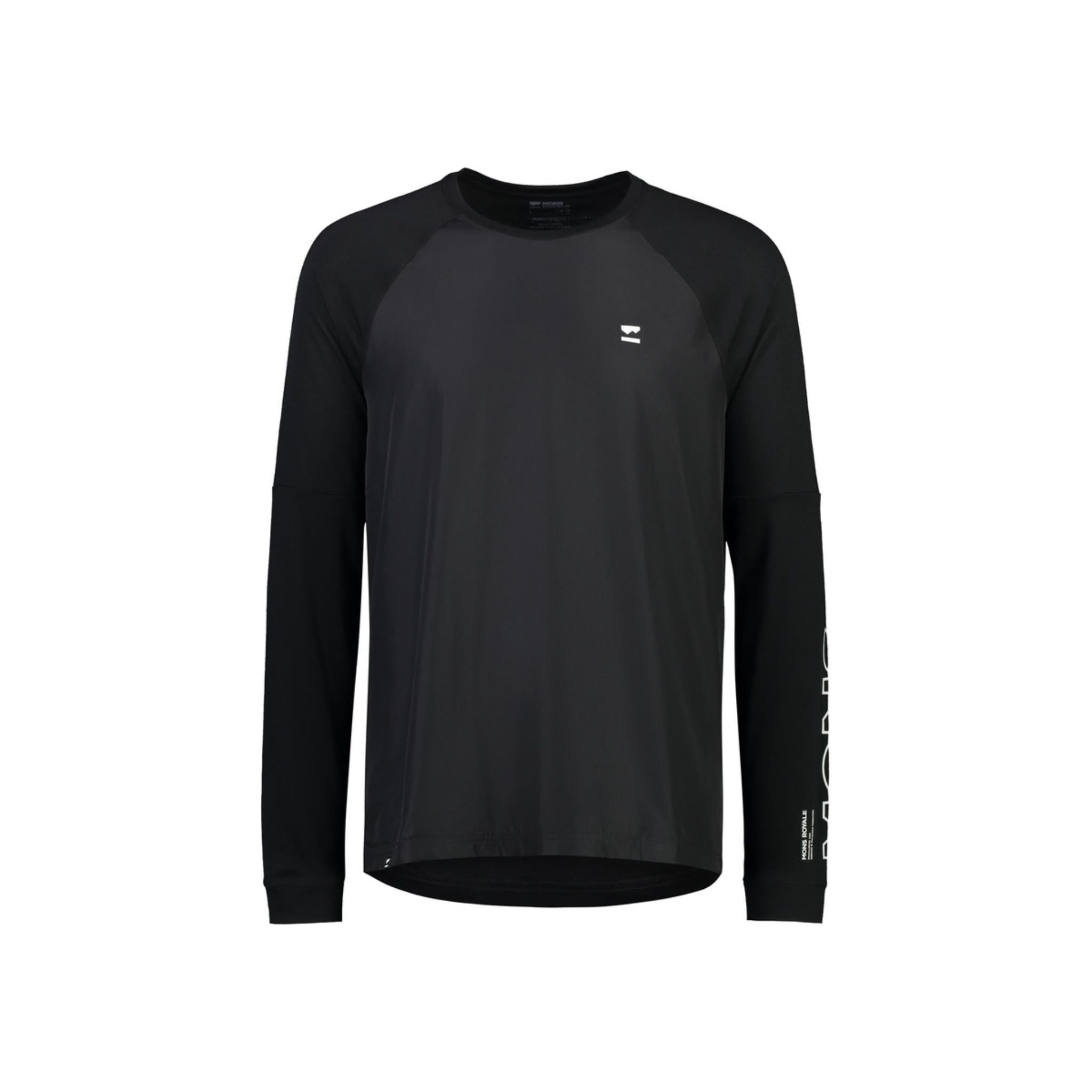 Mons Royale Tarn Merino Shift Wind Jersey - Black