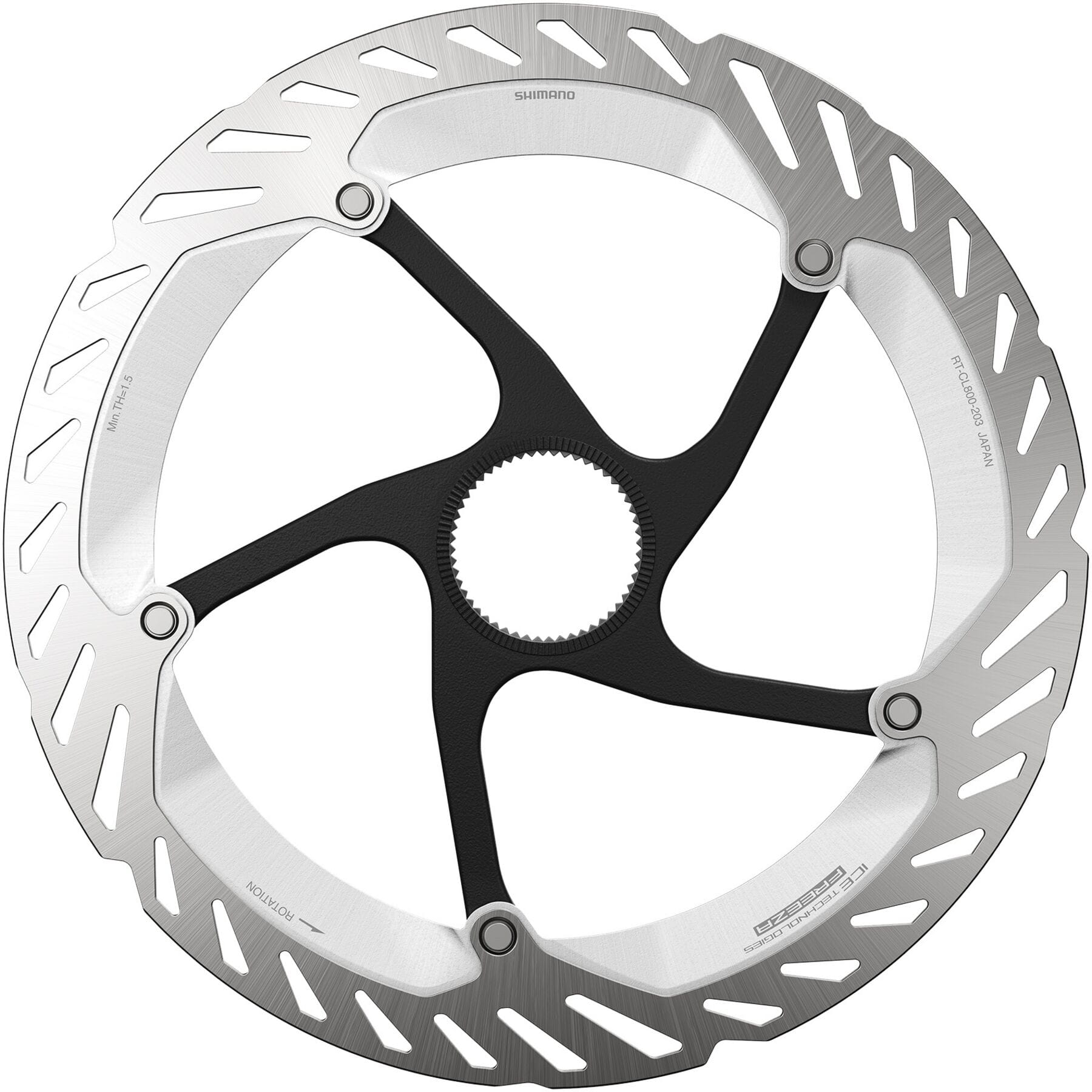 Shimano Ultegra/XT RT-CL800 Ice Tech FREEZA Centre Lock Disc Brake Rotor Internal Lockring