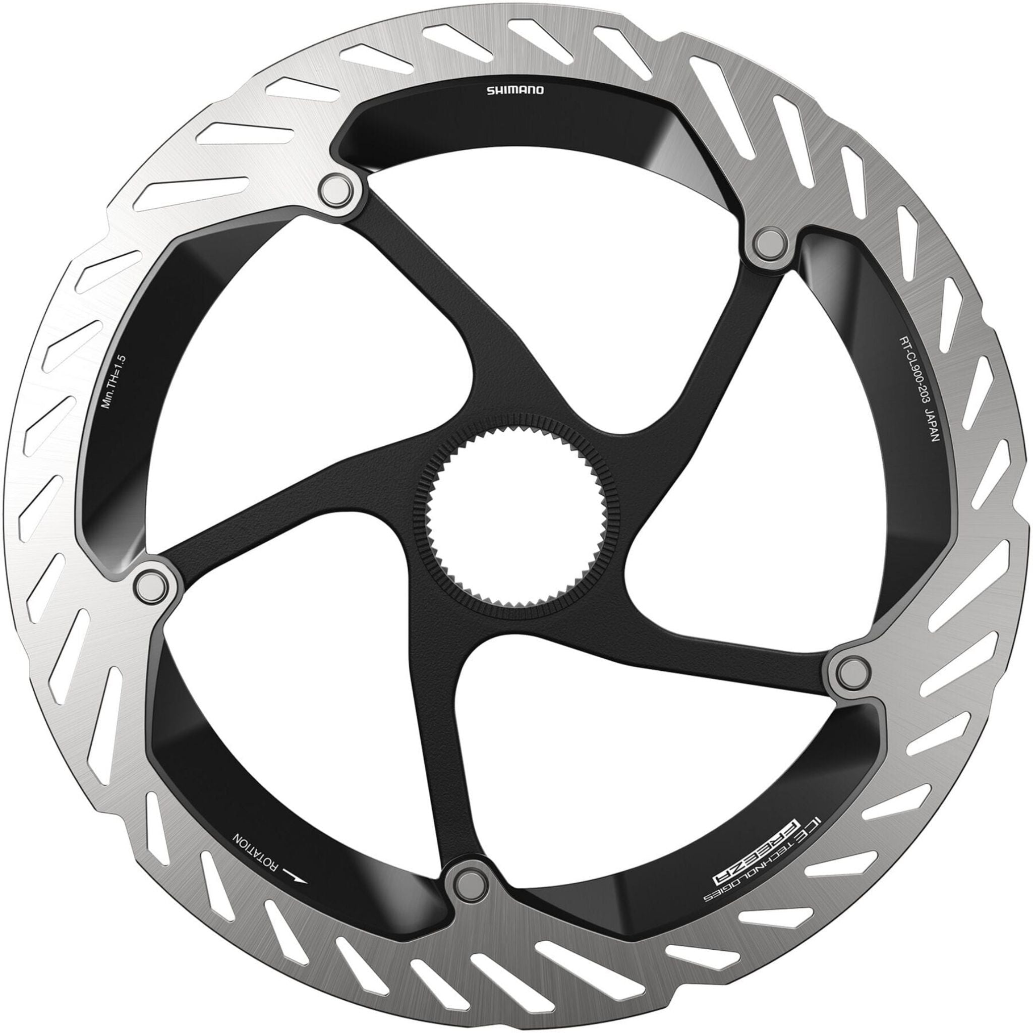 Shimano XTR RT-CL900 Ice Tech FREEZA Disc Brake Rotor with Internal Lockring