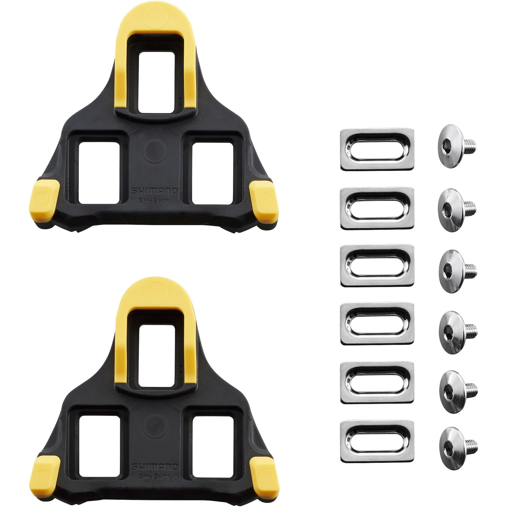 Shimano SH11 SPD-SL Yellow 6 Degree Road Bike Cleats