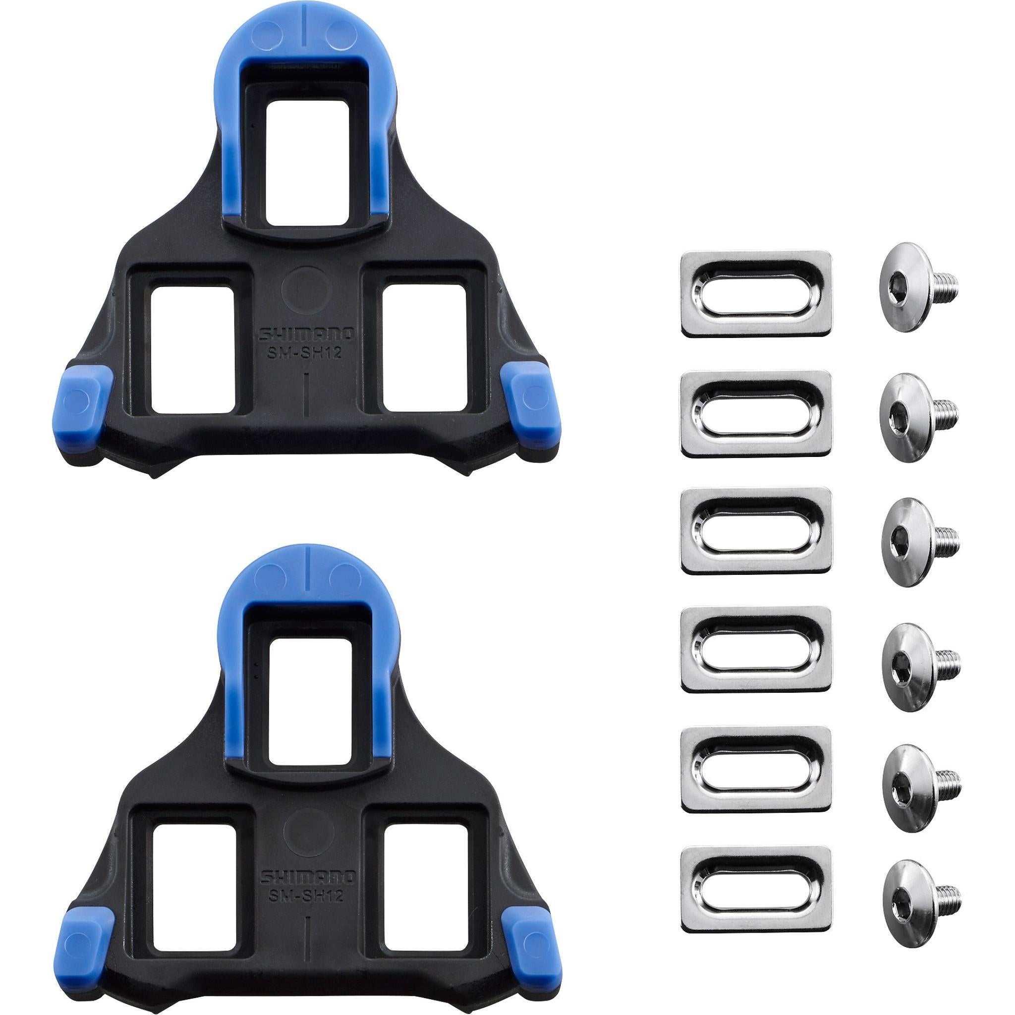 Shimano SH12 SPD-SL Blue 2 Degree Road Bike Cleats