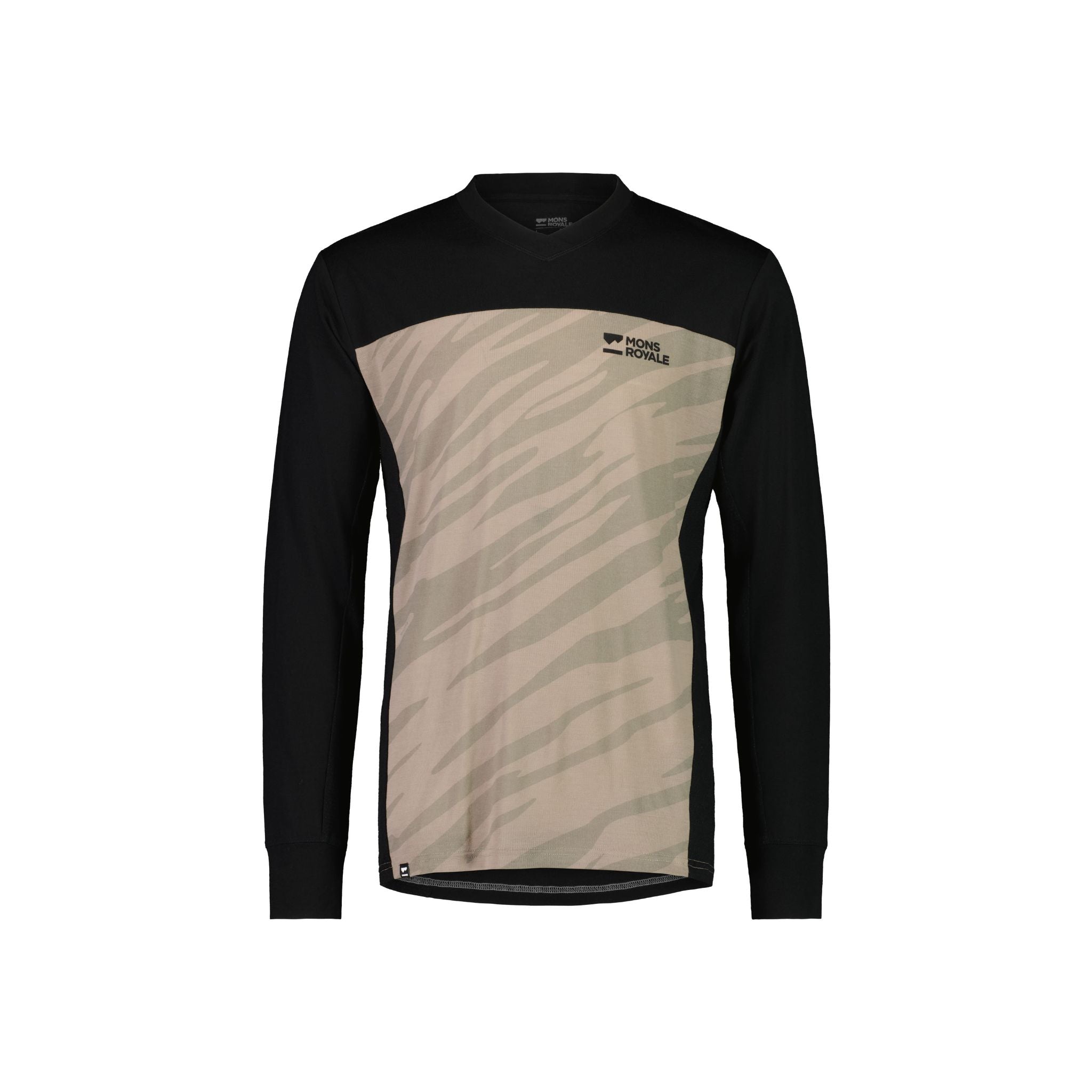 Mons Royale Redwood Enduro VLS Jersey - Black / Undercover Camo