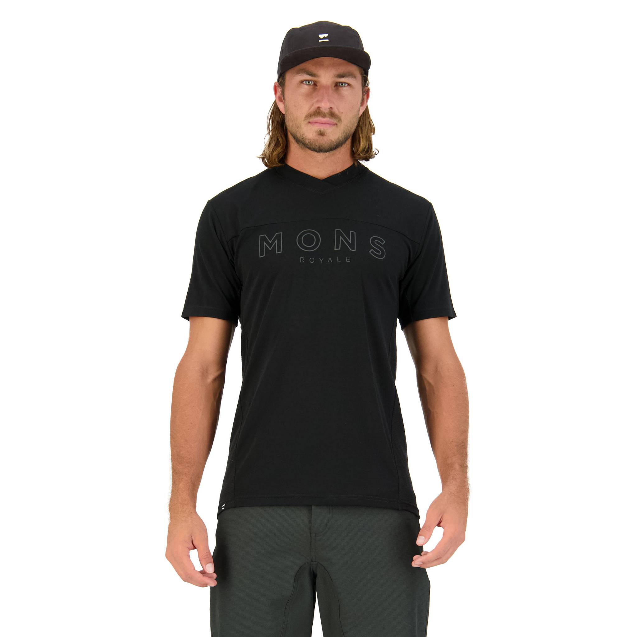 Mons Royale Redwood Enduro VT Jersey - Black