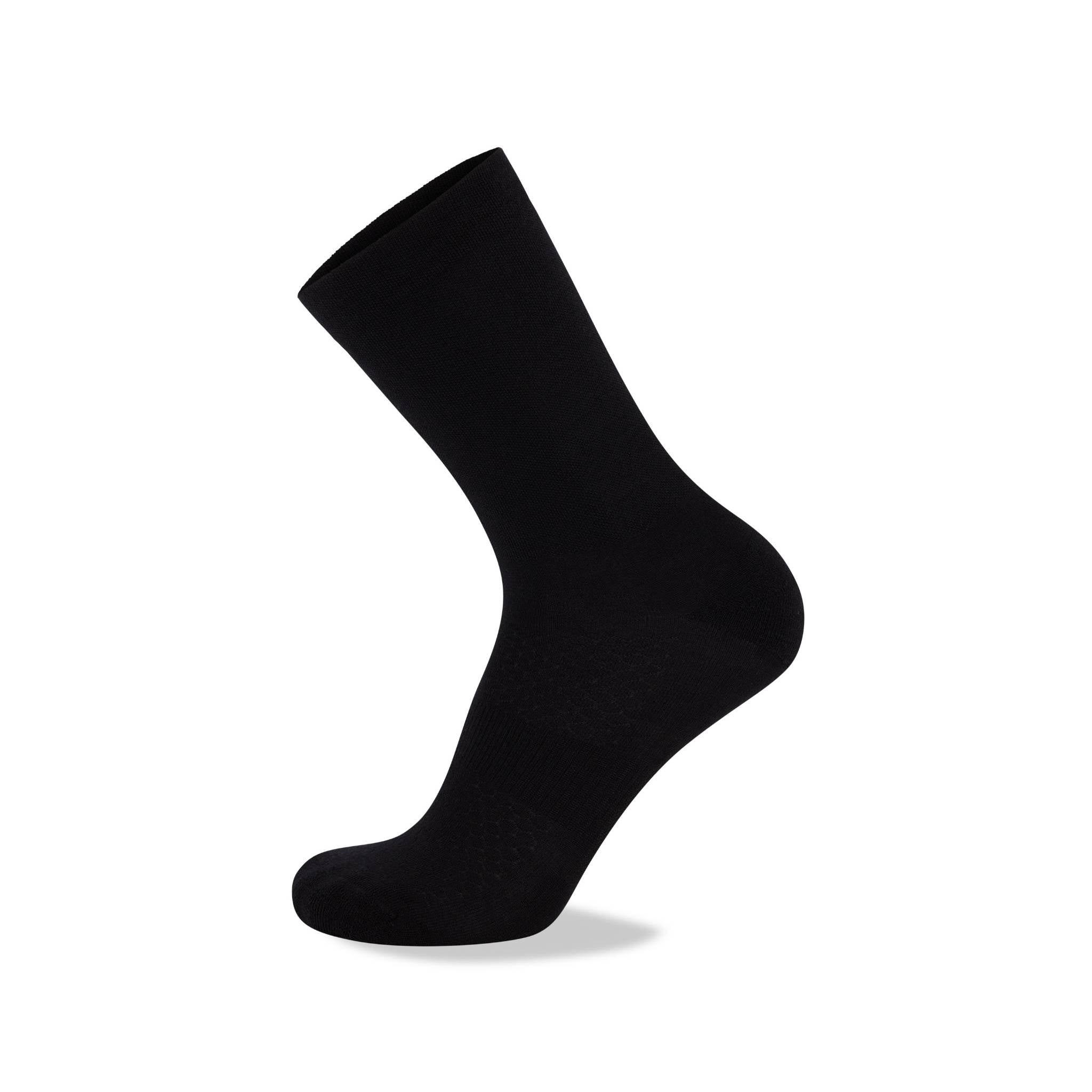 Mons Royale Atlas Crew Sock - Black Logo