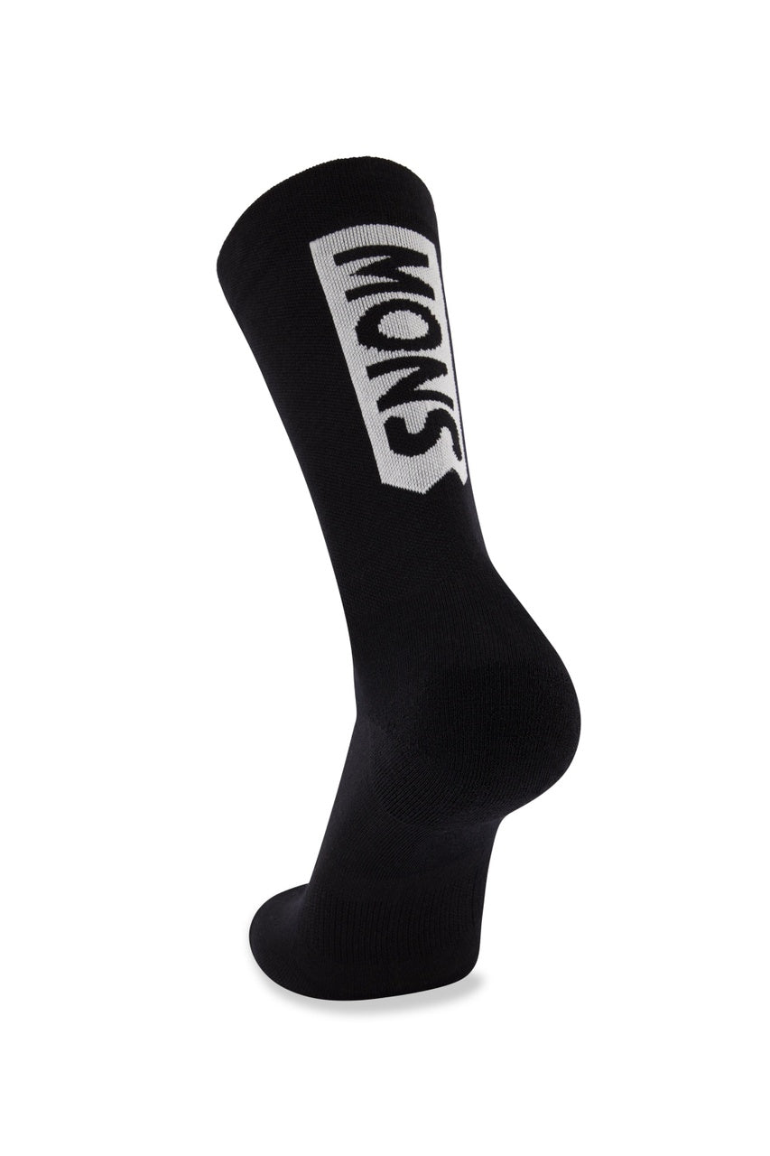 Mons Royale Unisex Atlas Crew Sock Black