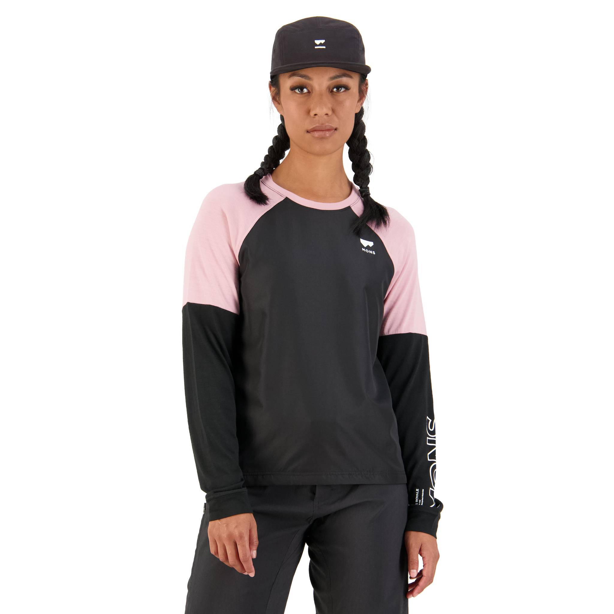 Mons Royale Women's Tarn Merino Shift Wind Jersey - Black Candy