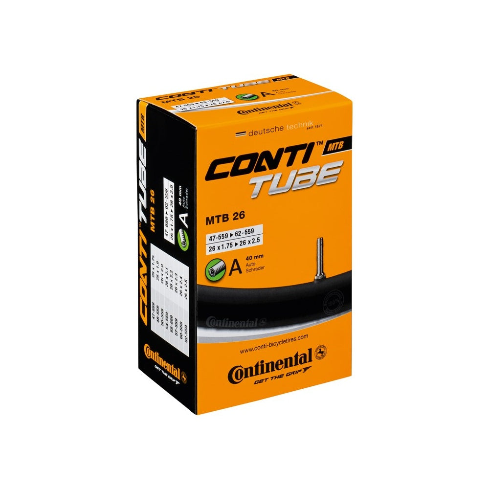 Continental MTB Inner Tube 26x1.75-2.5 Schrader