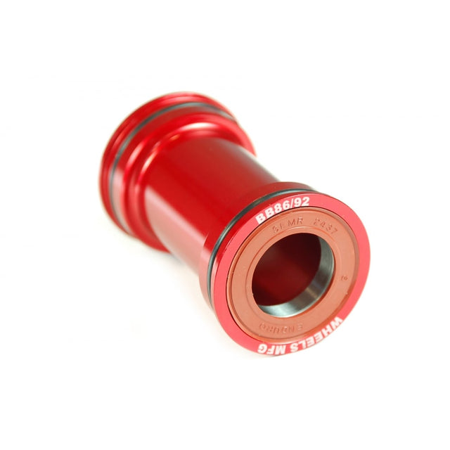 Wheels Manufacturing PressFit 86/92 bottom bracket AC bearings - SRAM compatible - red