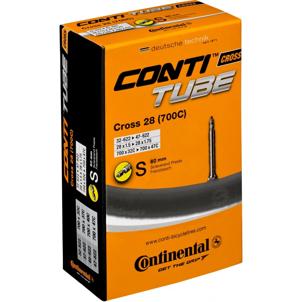 Continental Cross Inner Tube 700 x 32-42c Presta Long Valve