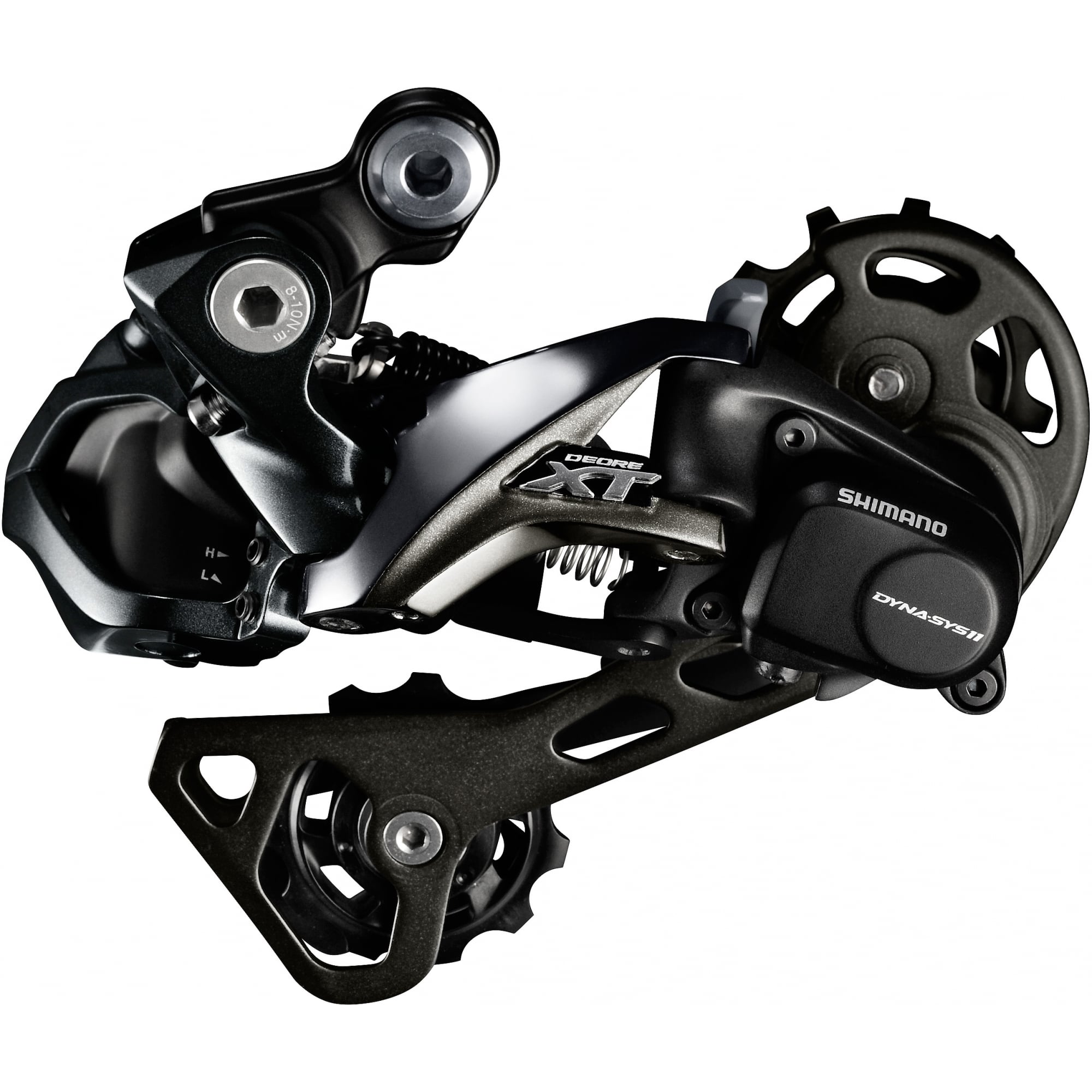 Shimano Deore XT RD-M8050 XT Di2 E-Tube Rear Derailleur, GS Medium Cage, Shadow+ 11-Speed