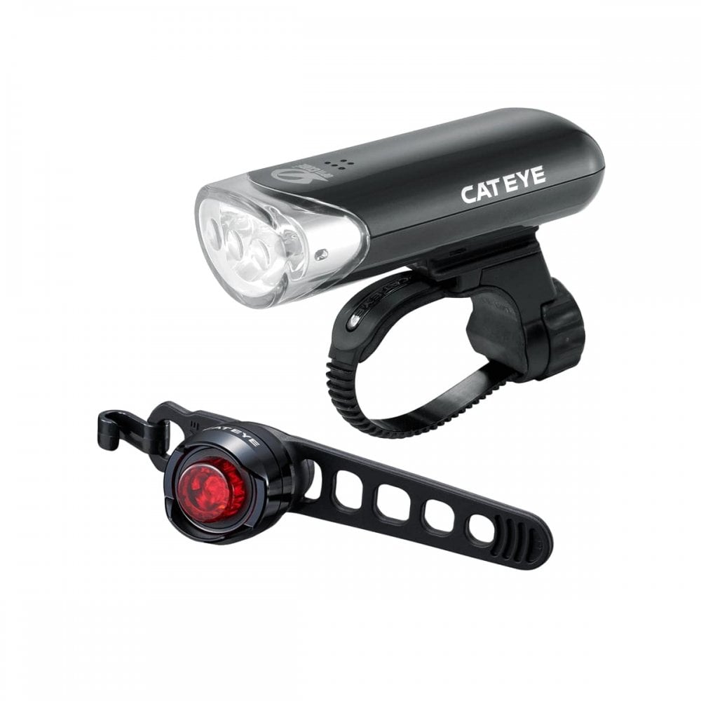 Cateye El & Orb Front & Rear Bike Light Set - Rear Set