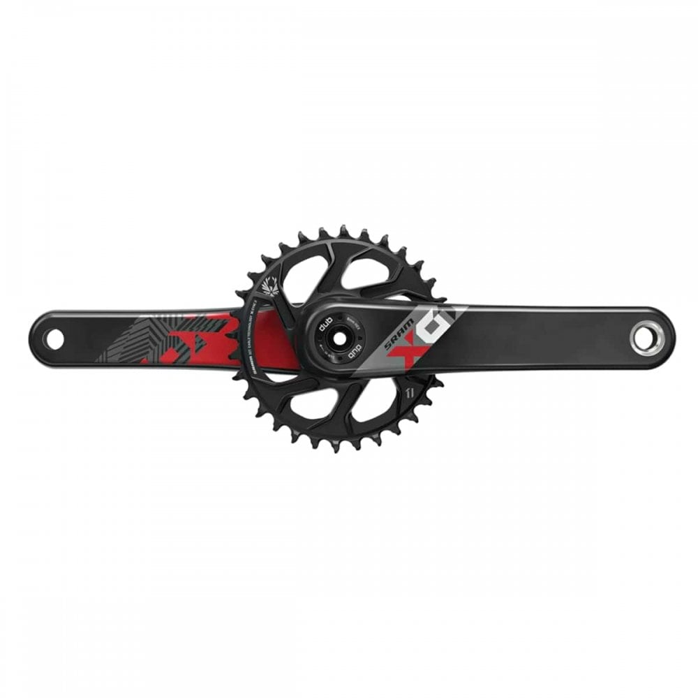 SRAM X01 Eagle DUB 12s Crankset Red