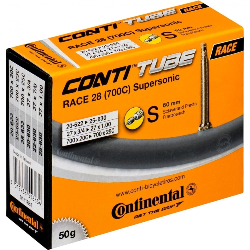 Continental R28 Supersonic Inner Tube 700x20-25c Presta 60mm Valve