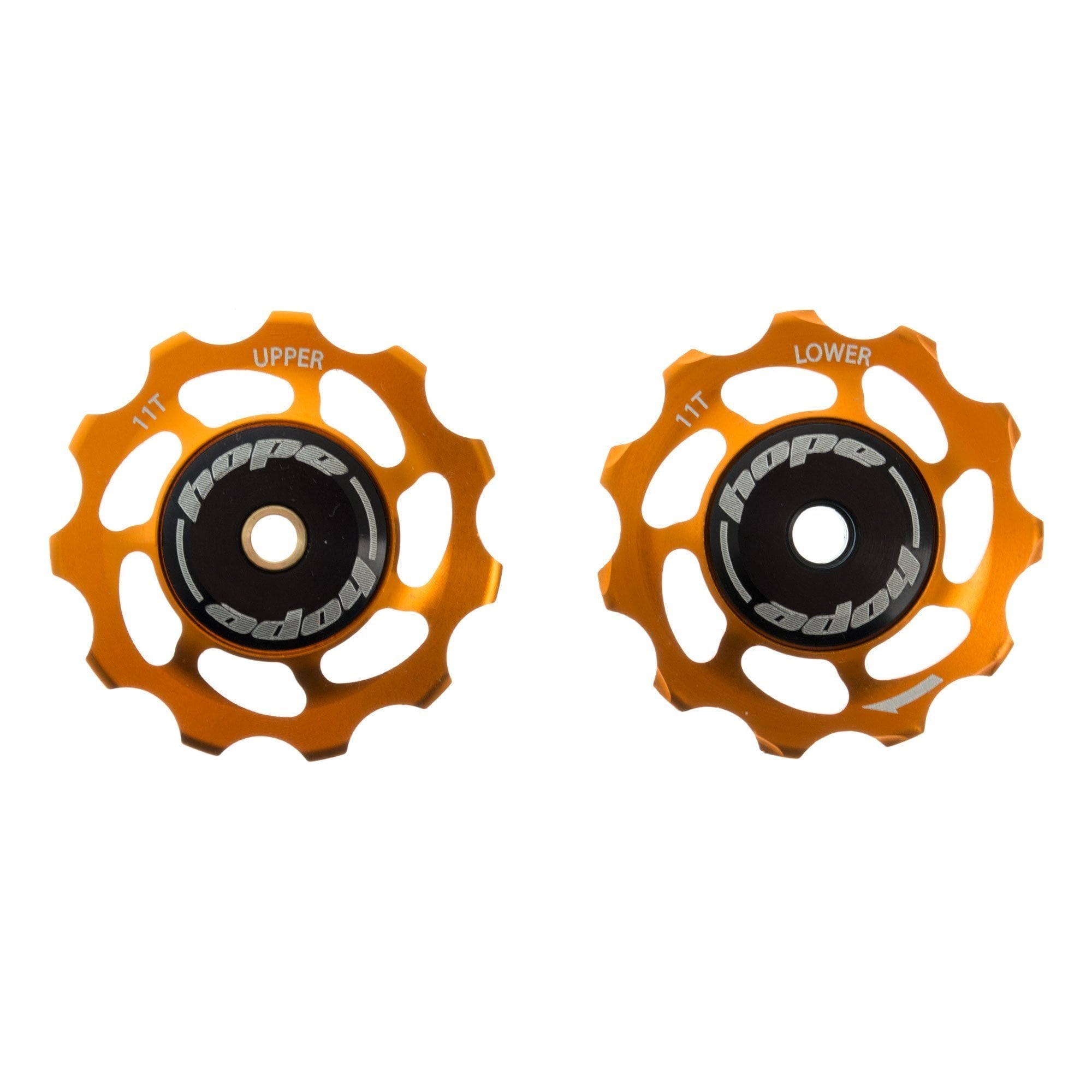 Hope 11 Tooth Jockey Wheels - Pair - Orange