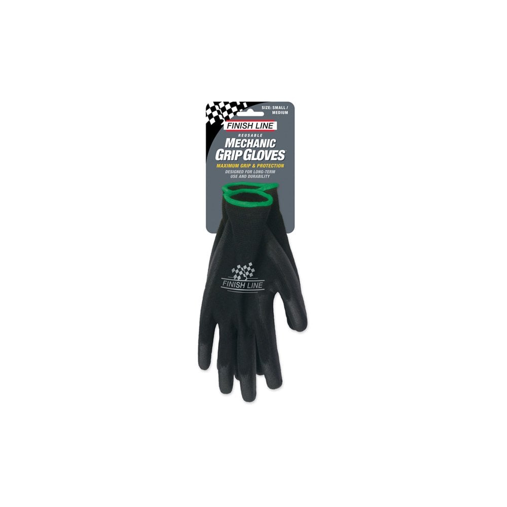 Finish Line Mechanic Grip Gloves (Small / Medium)