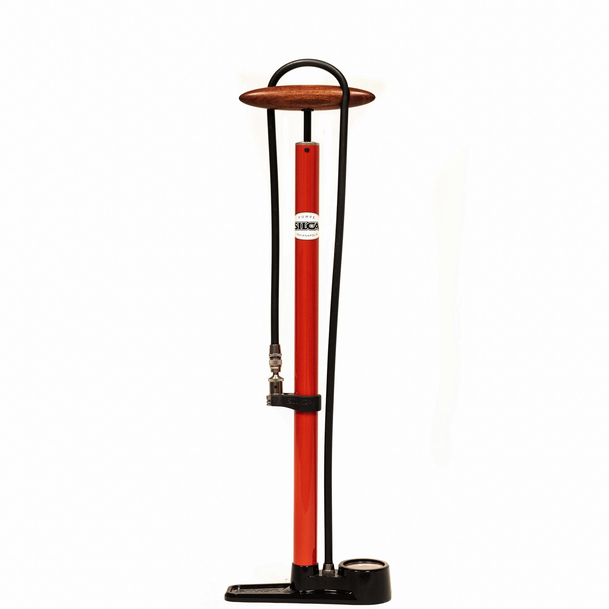 Silca-Pista Floor Pump - Red