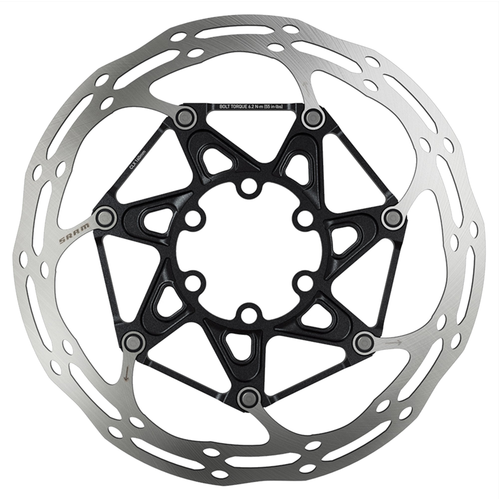 SRAM Centerline 2 Piece Rounded 6-Bolt Disc Brake Rotor