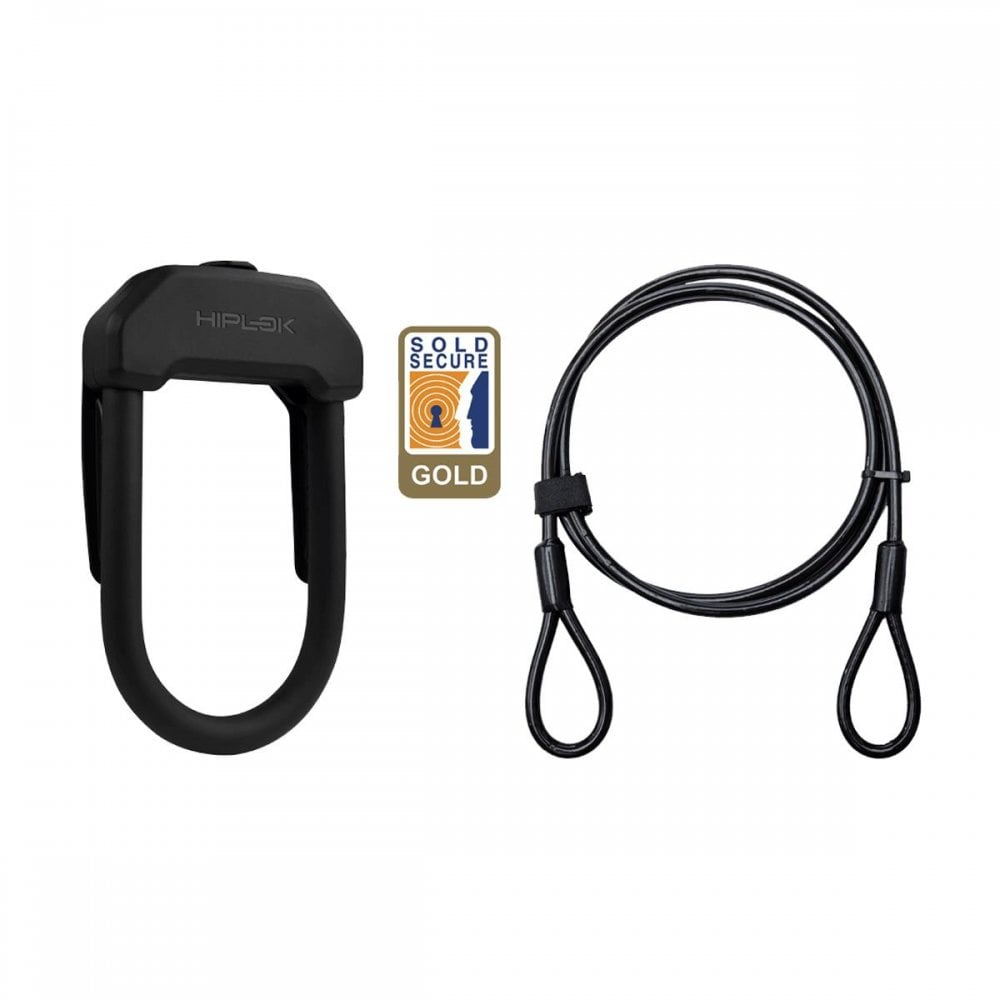 Hiplok DX+ Bike D-Lock & 2m Cable