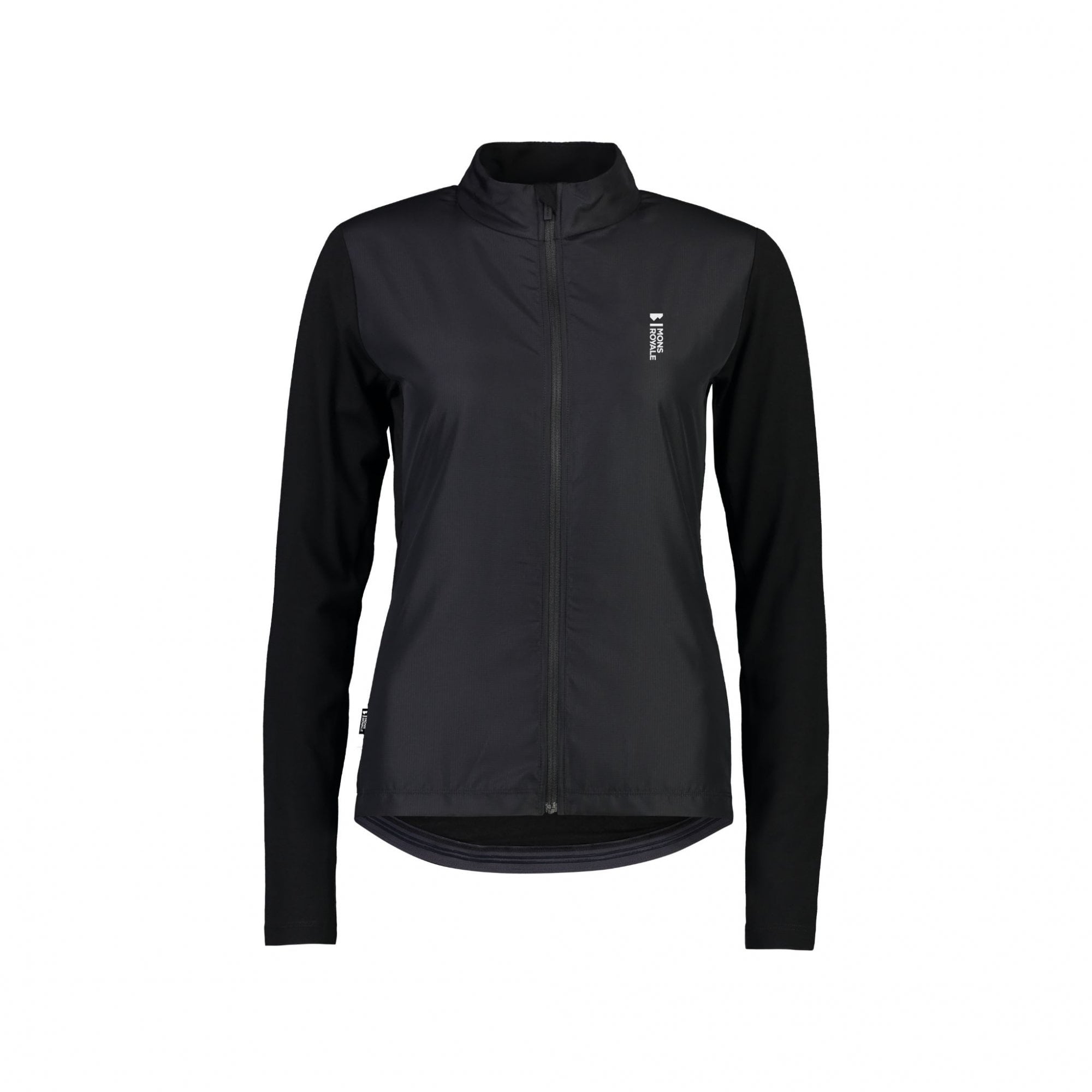 Mons Royale Womens Redwood Wind Jersey Black