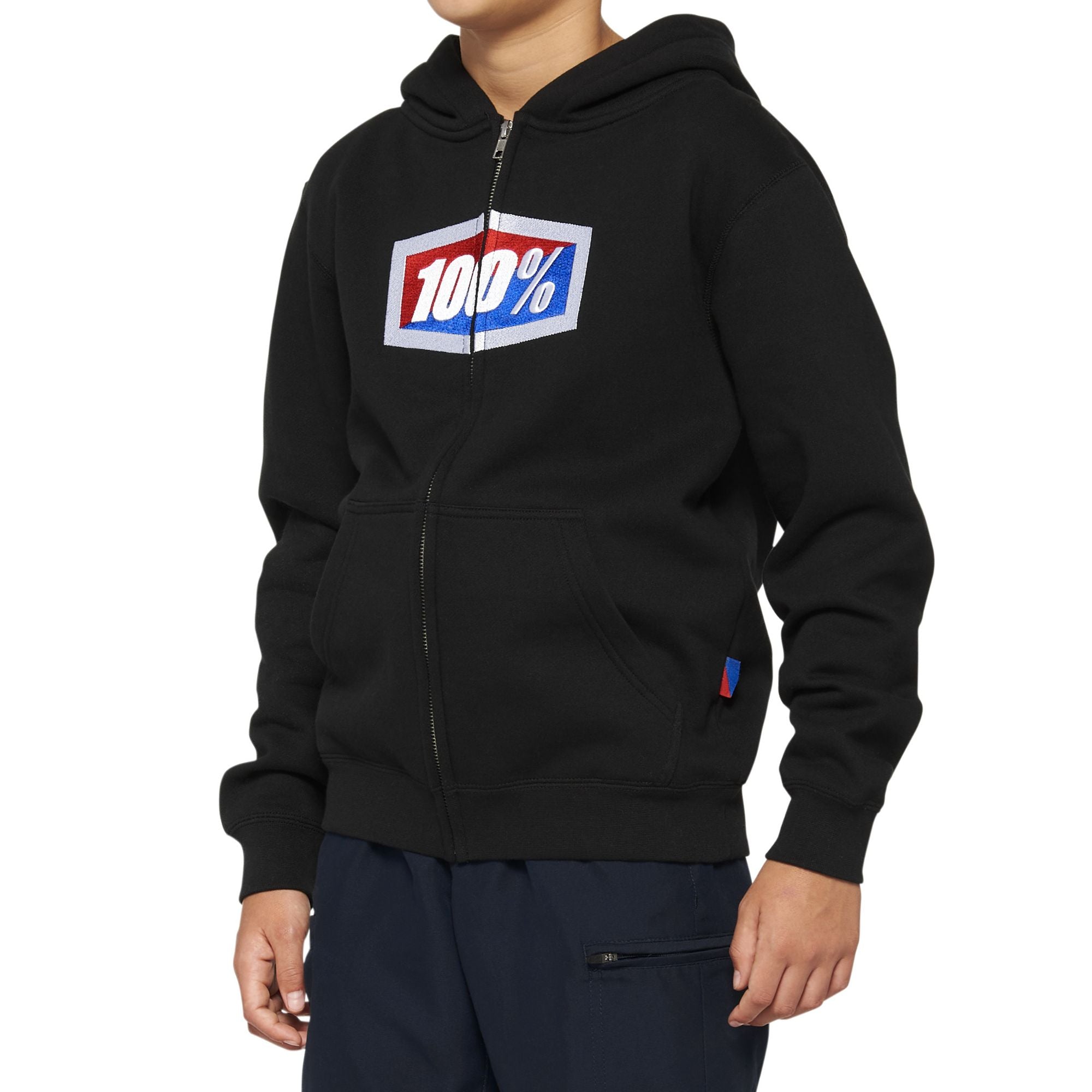 100% Official Youth Zip Hoodie