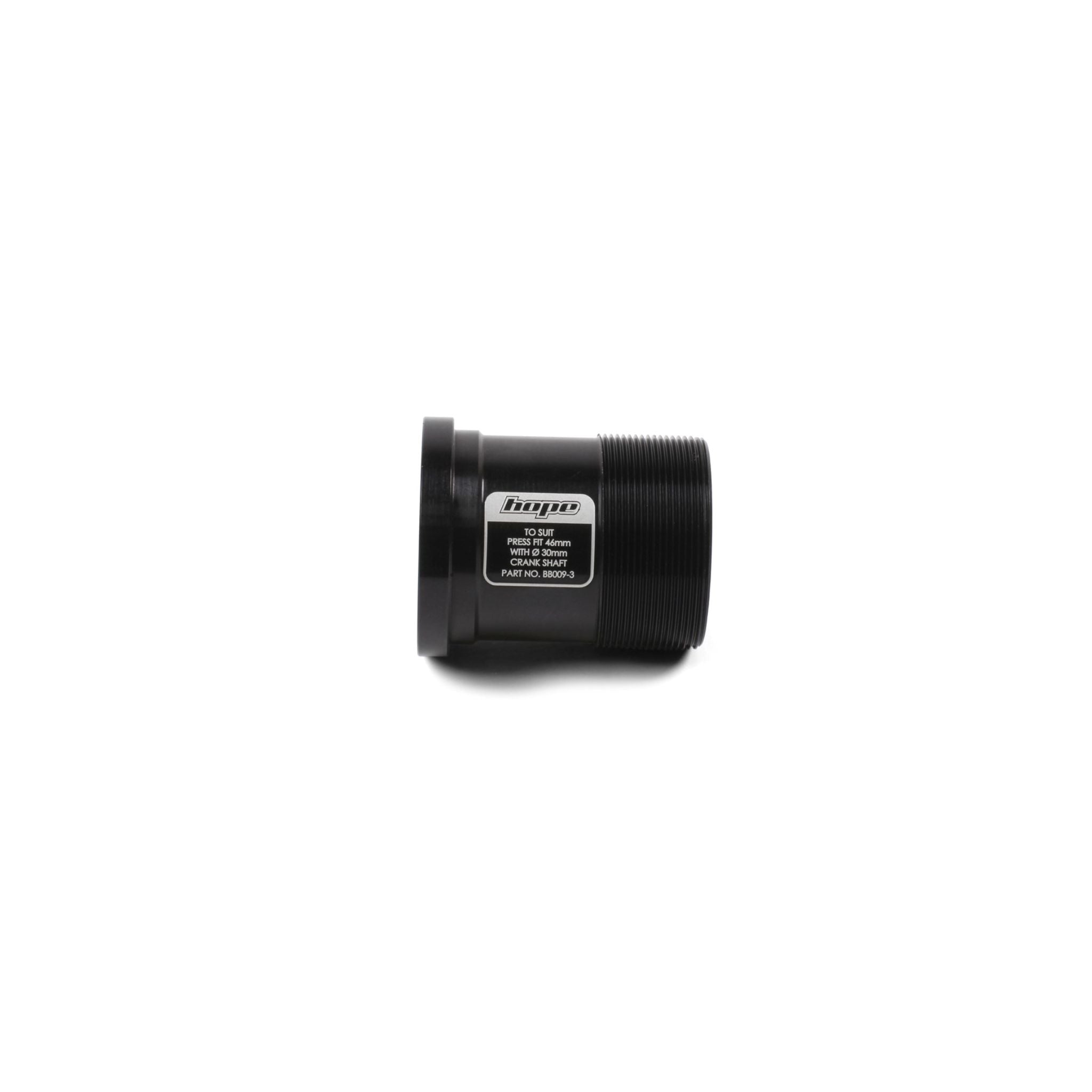 Hope Bolt-In Centre Tube 30mm, 68/73 Short - Black