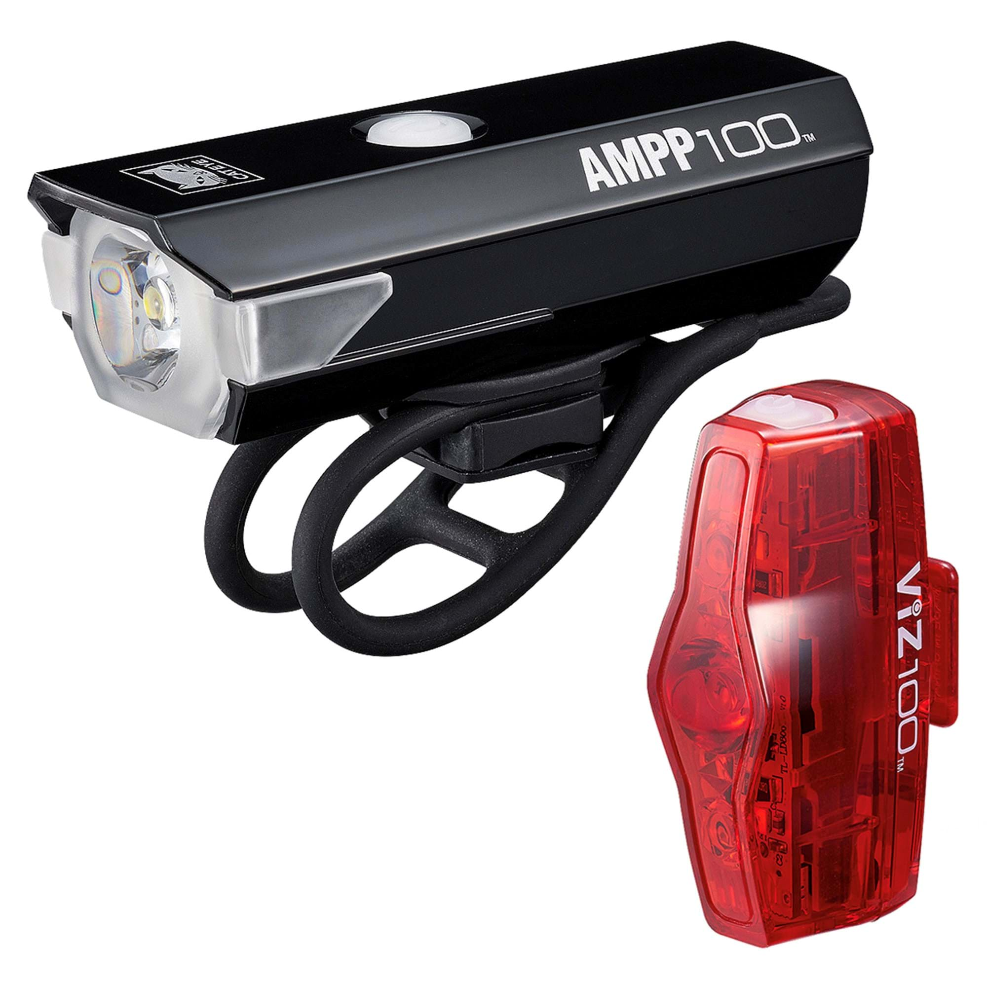 Cateye AMPP 100 / VIZ 100 Light Set