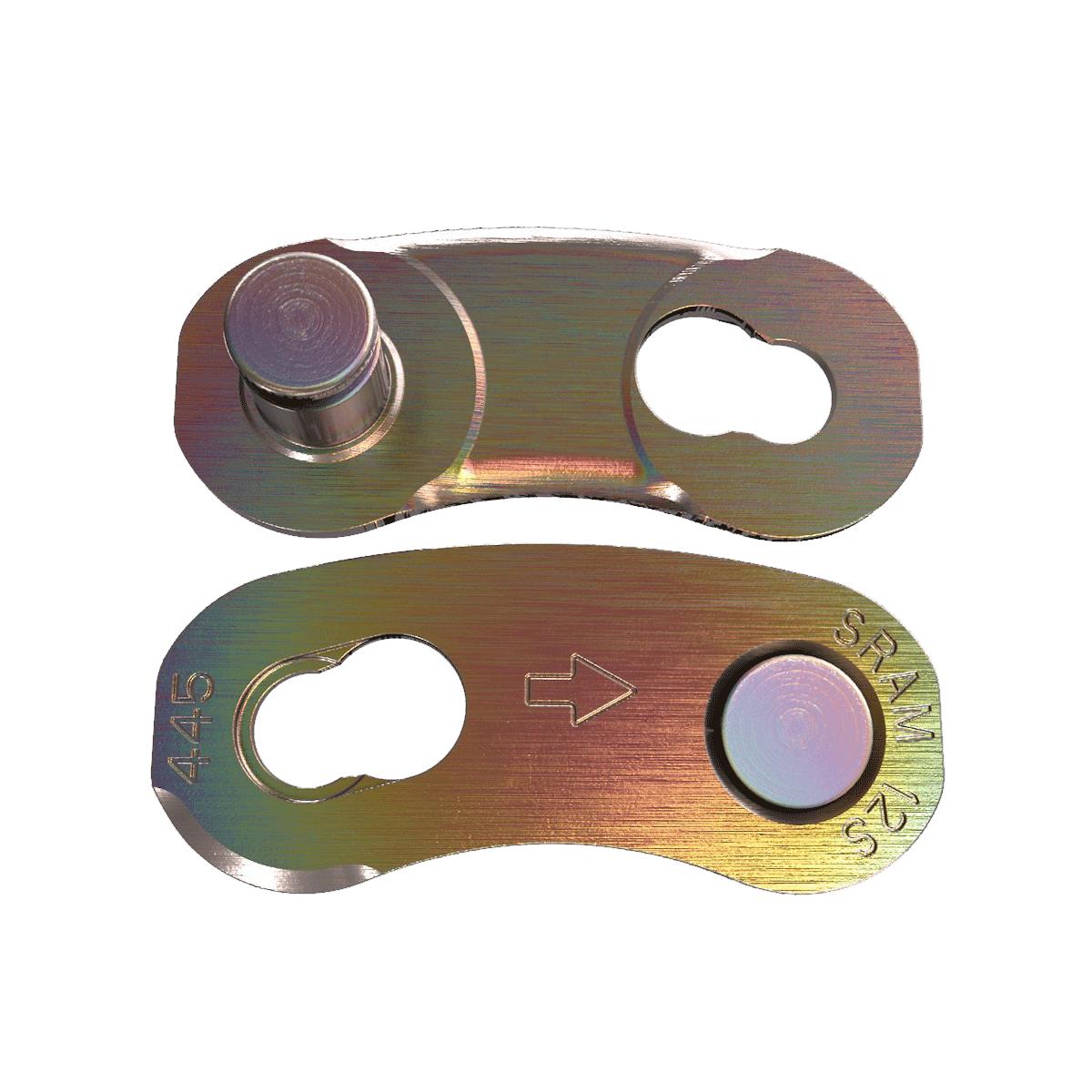 SRAM Eagle Powerlock Chain Connector 12-Speed Rainbow