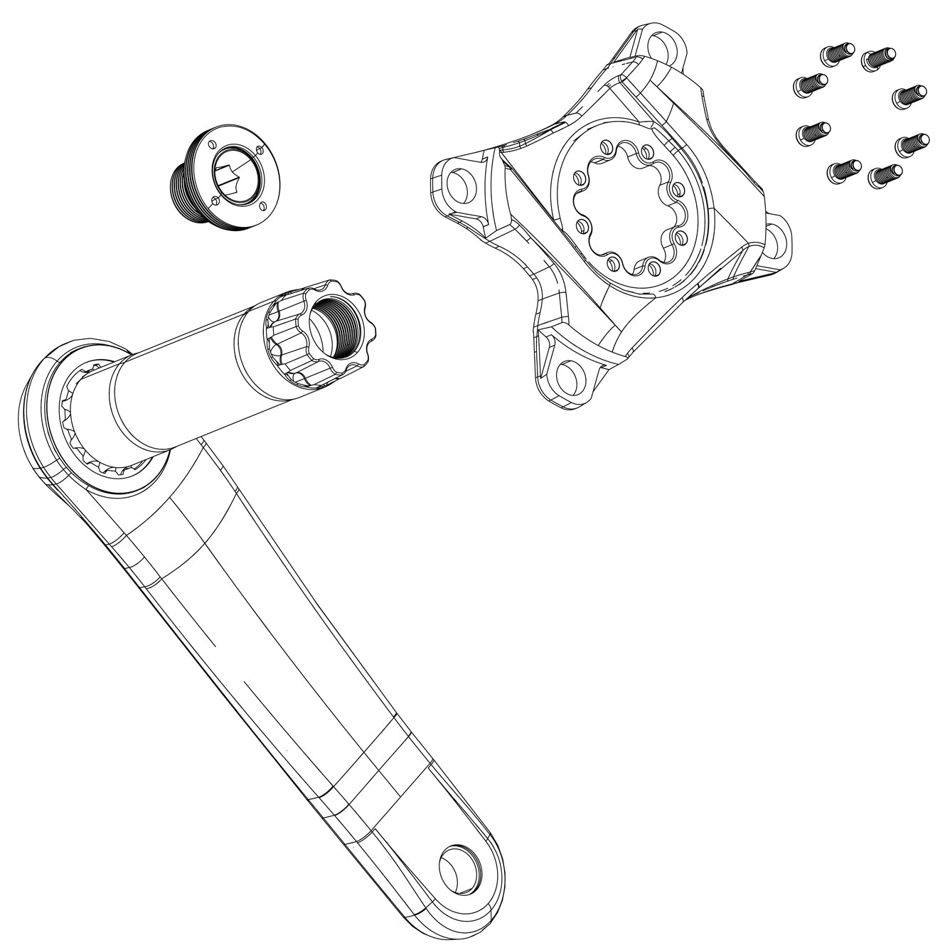 SRAM X0 Eagle Single Impact/Bash Guard D1