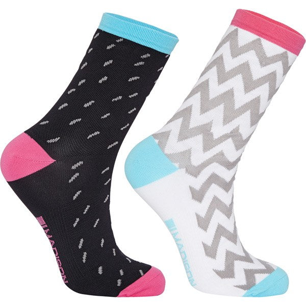 Madison Sportive Mid Socks Twin Pack