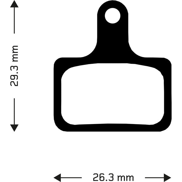 Aztec Sintered Disc Brake Pads for Shimano Flat Mount Callipers