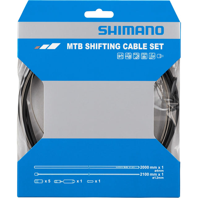 Shimano MTB Rear Gear Cable Set Stainless Steel